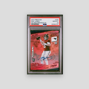 2021 Panini Prestige Mac Jones Sig-Red Premium Xp #205 PSA 10