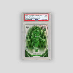 2023-24 Topps Chrome Lamine Yamal Night Vision Ray Wave /255 #64 (PSA 9)