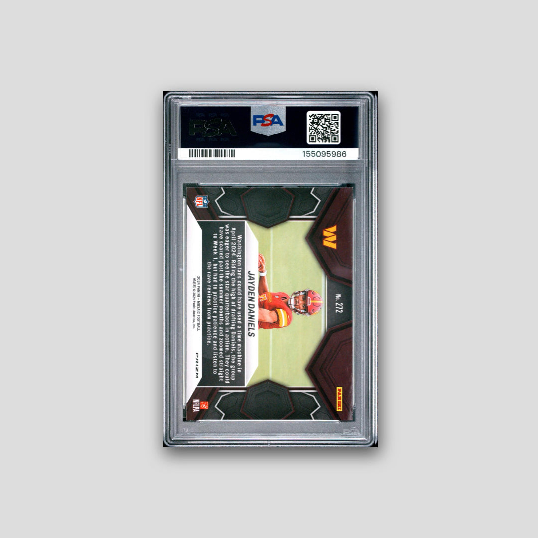 2024 Panini Mosaic Jayden Daniels Silver #272 PSA 10