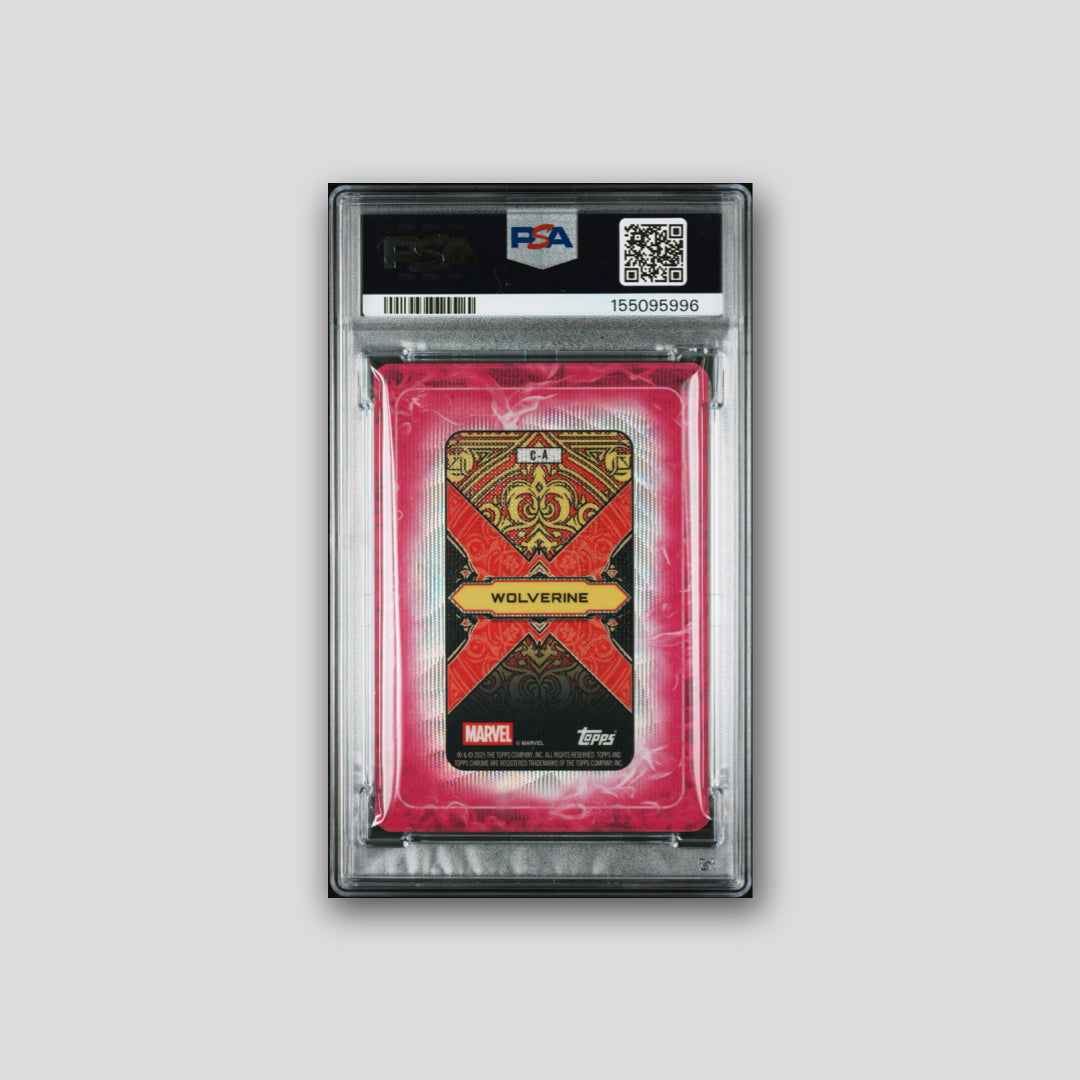 2025 Topps Mint Marvel Gambit's Deck Wolverine Pink /99 #CA PSA 10