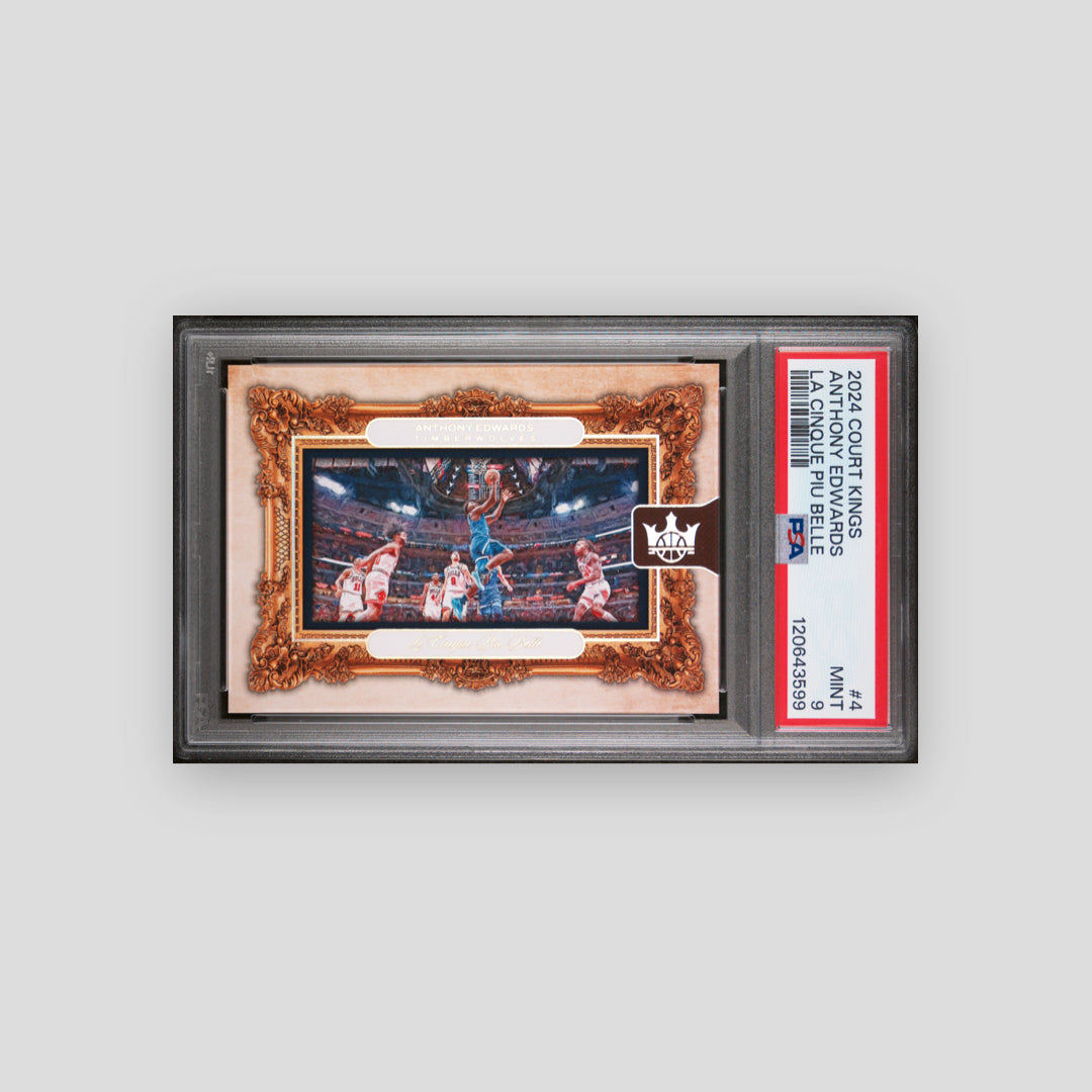 2023-24 Panini Court Kings La Cinque Piu Belle Anthony Edwards #4 (PSA 9)