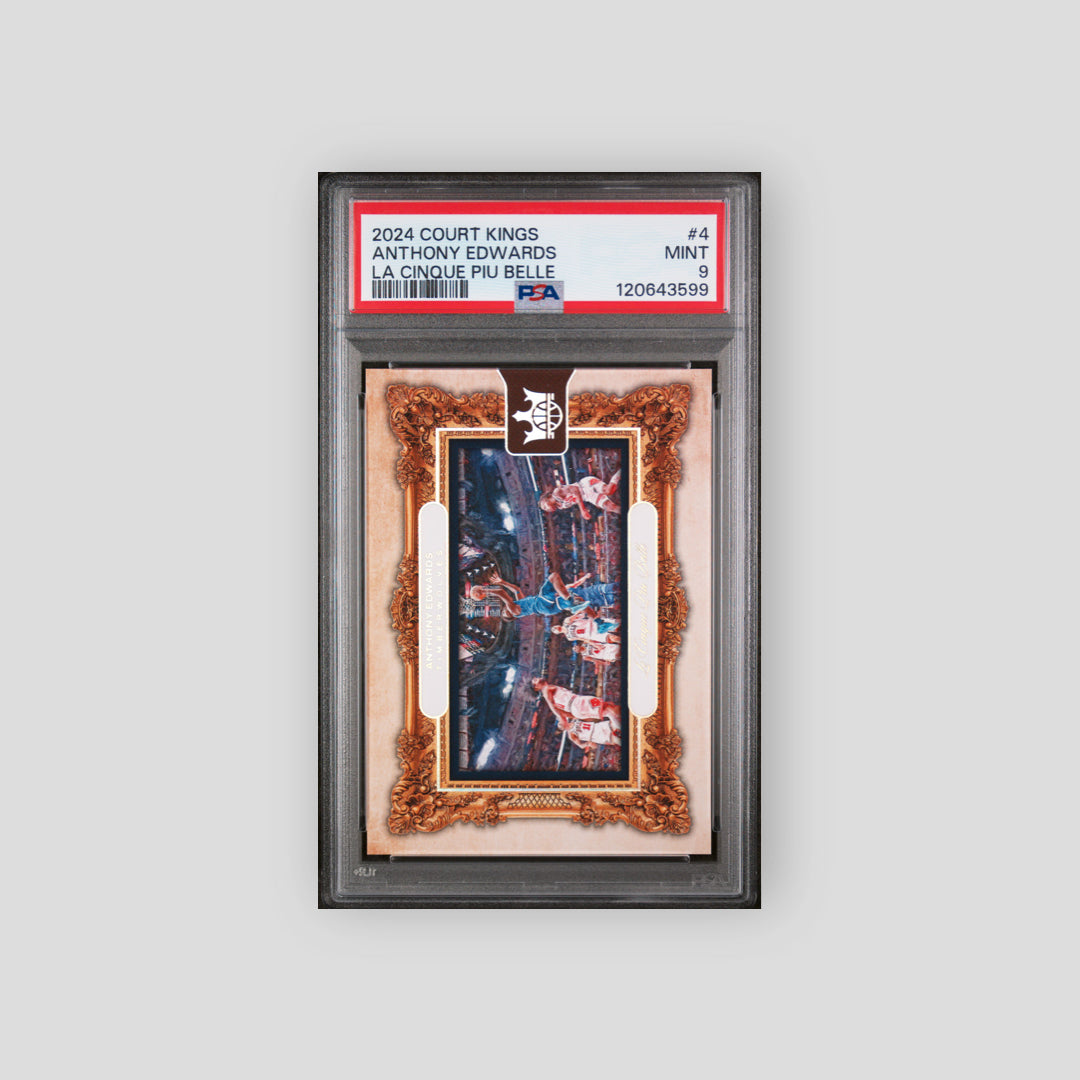 2023-24 Panini Court Kings La Cinque Piu Belle Anthony Edwards #4 (PSA 9)