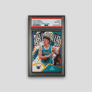 2025 Topps Finest Arrivals Kon Knueppel Arrivals-X-Fractor #A-4 PSA 10