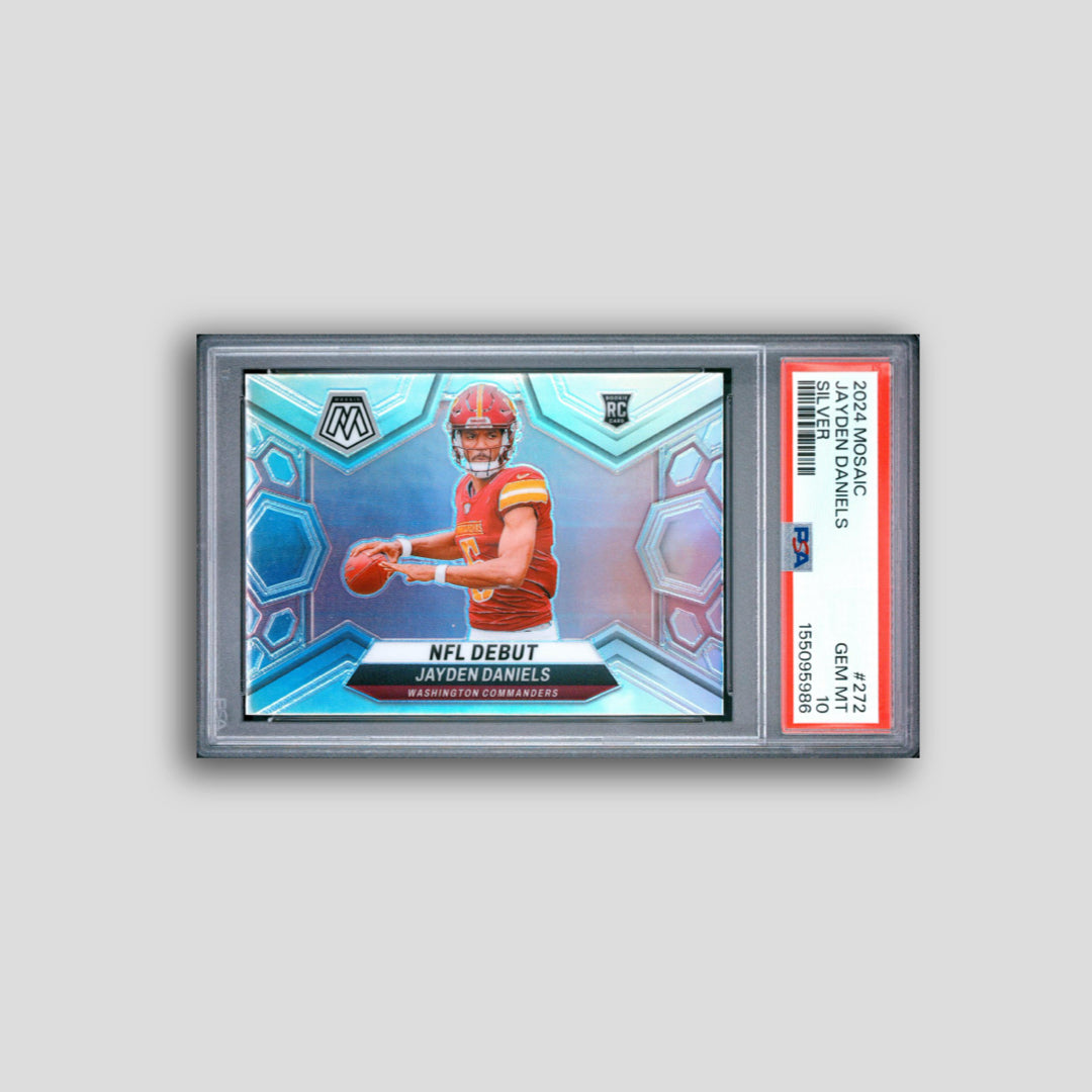 2024 Panini Mosaic Jayden Daniels Silver #272 PSA 10