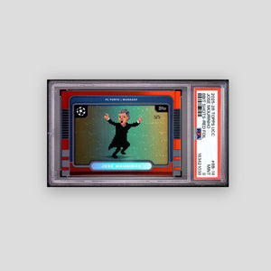 2025-26 Topps Jose Mourinho 8BIT Shot Red /5 #8B-14 PSA 9