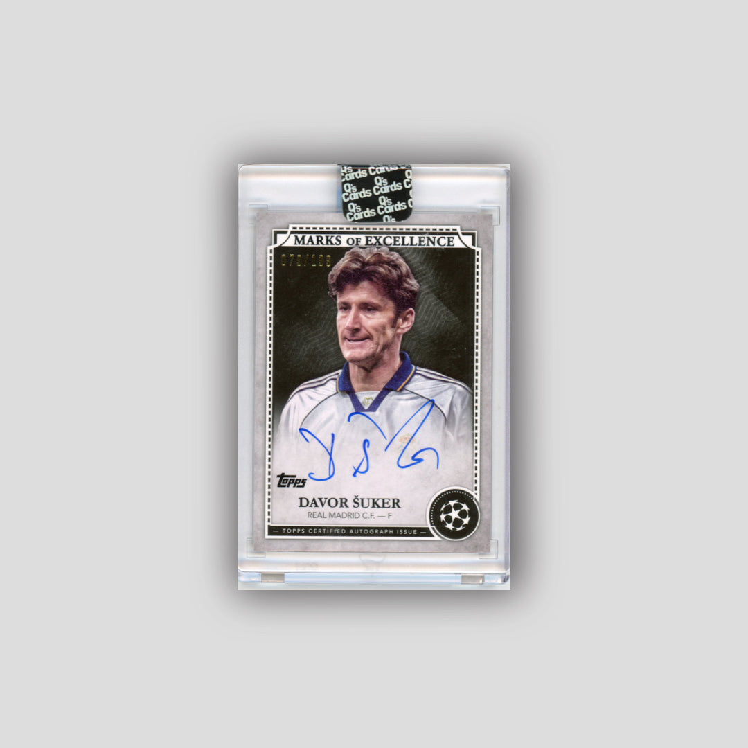 2024-25 Topps UCC Davor Suker Marks of Excellence Autographs /199 #EX-DS1 - Topps