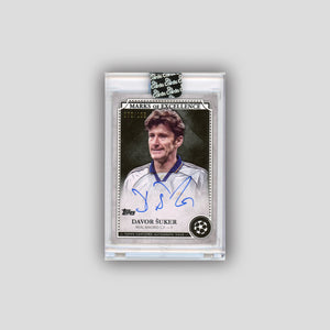 2024-25 Topps UCC Davor Suker Marks of Excellence Autographs /199 #EX-DS1