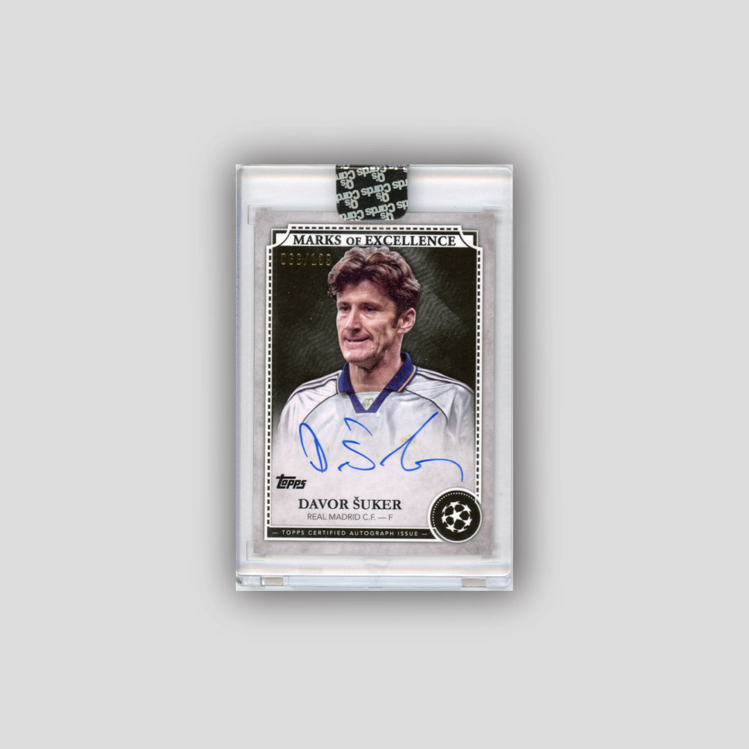 2024-25 Topps UCC Davor Suker Marks of Excellence Autographs /199 #EX-DS1 - Topps