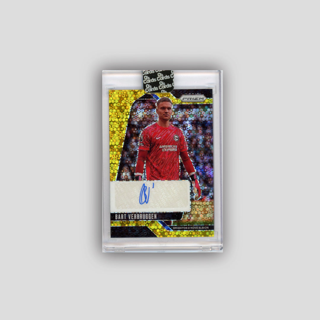 2024-25 Panini Prizm Premier League Bart Verbruggen Signatures Gold /10 #S-BV - Panini