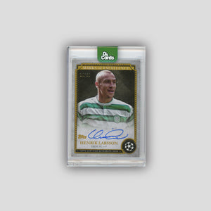 2023-24 Topps Inception UCC Henrik Larsson Marks Of Excellence Auto /50 #HL3