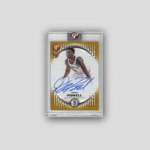 2025-26 Topps Pristine Basketball Drake Powell Gold Auto /50 #PR-DP