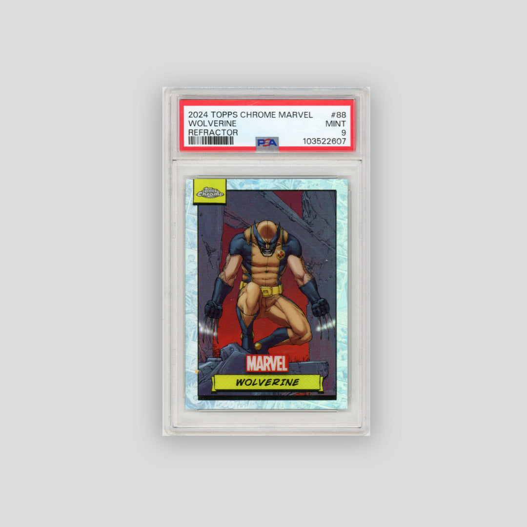2024 Topps Chrome Marvel Wolverine Refractor PSA 9 #88