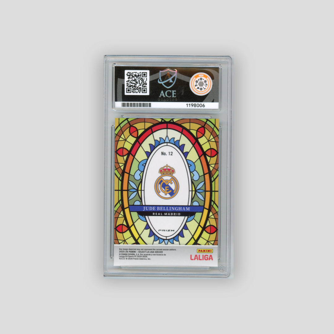 2025-26 Panini Select La Liga Jude Bellingham Stained Glass ACE 10 #12