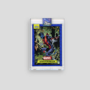 2024 Topps Chrome Marvel Nightcrawler Blue Wave /150 #83
