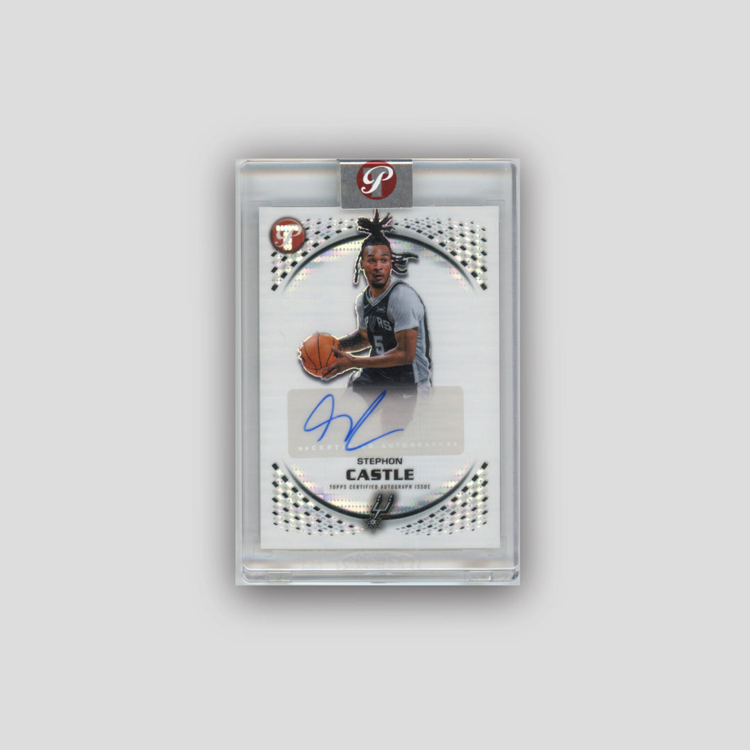 2025-26 Topps Pristine Basketball Stephon Castle Base Auto #PA-SCA - Topps