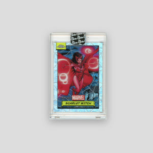 2024 Topps Chrome Marvel Scarlet Witch Spider Web Refractor /399 #112