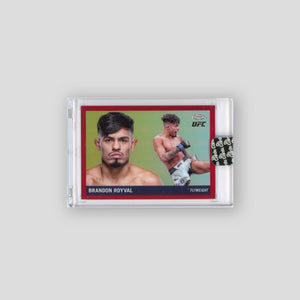 2025 Topps Chrome UFC Brandon Royval 1955 Topps Red Refractor #55T-23