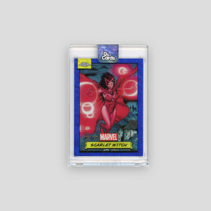 2024 Topps Chrome Marvel Scarlet Witch Blue Wave /150 #112