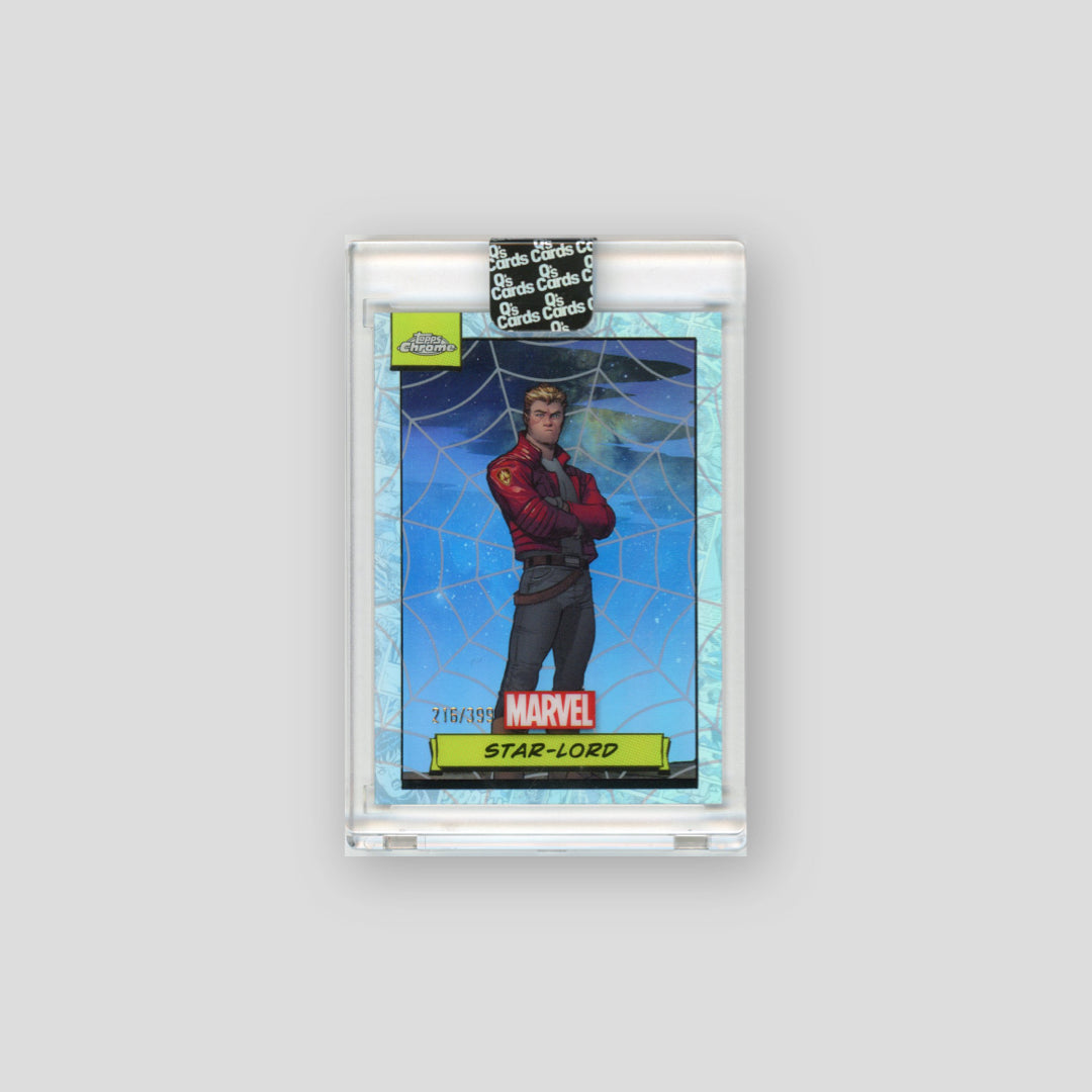 2024 Topps Chrome Marvel Star-Lord Spiderweb /399 #89