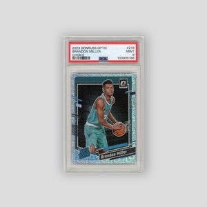 2023-24 Donruss Optic Brandon Miller Choice PSA9 RC #219