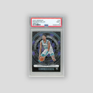 2023-24 Panini Obsidian Brandon Miller Orbital RC PSA 9 #26