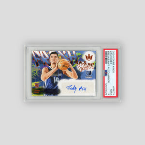2024 Panini Court Kings Zach Edey Auto Amber /75 PSA 9 #FPDEY