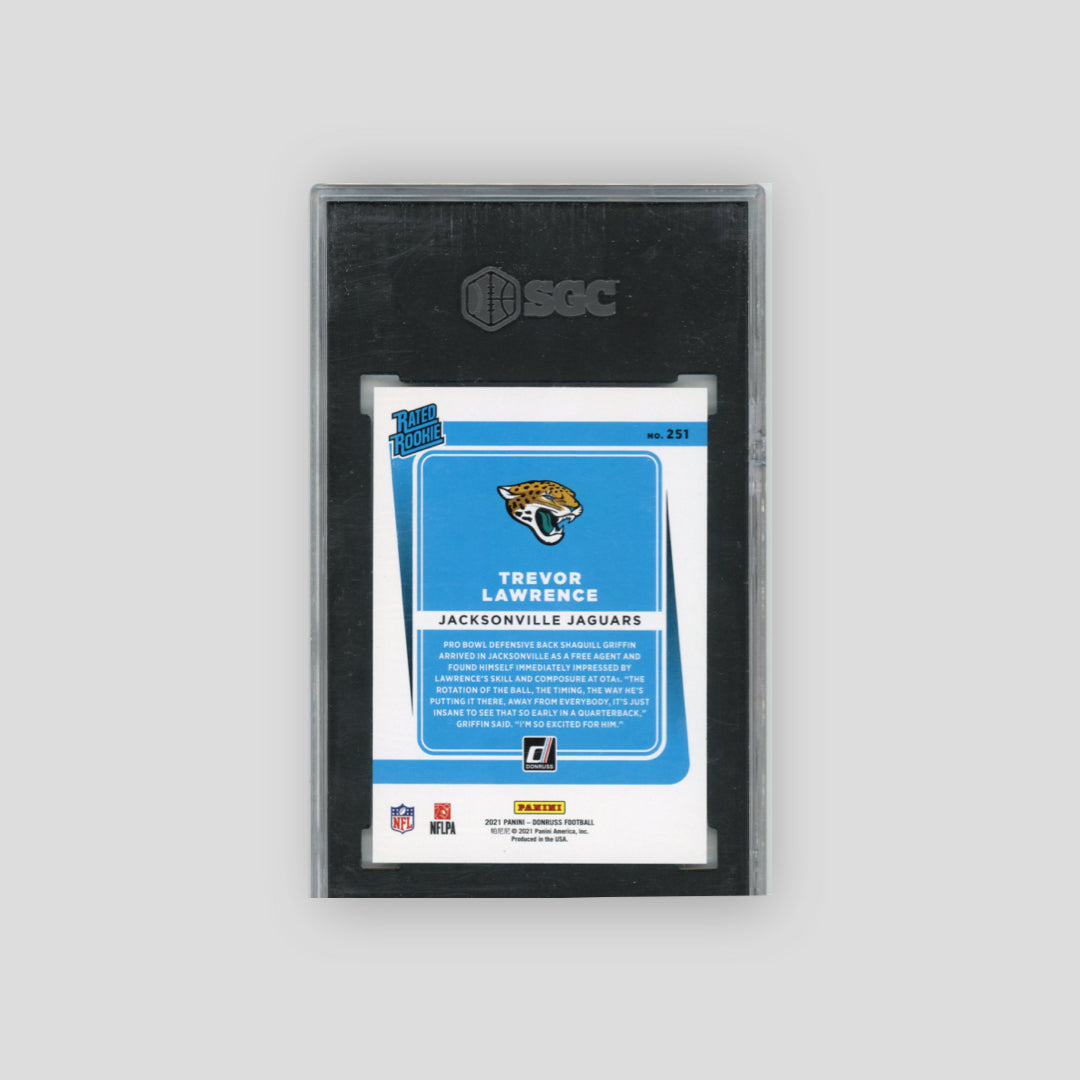 2021 Donruss Trevor Lawrence RC SGC 10 #251