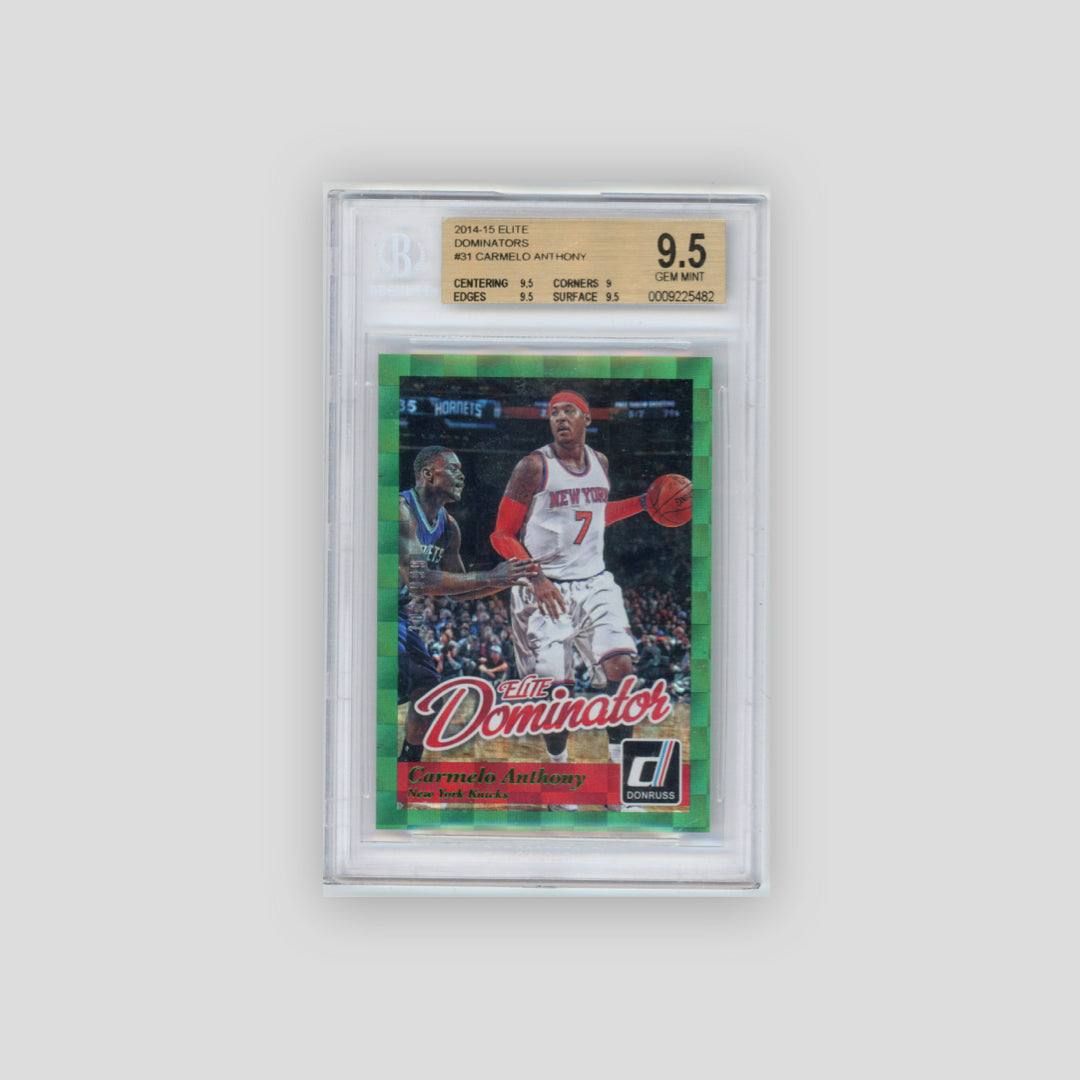 2014-15 Panini Donruss Carmelo Anthony Elite Dominators BGS 9.5 #31