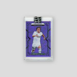 2022-23 Panini Obsidian Luka Modric Electric Etch Purple Flood #/25 #173