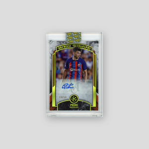 2022-23 Topps Museum Collection UCC Pedri Archival Autographs Gold AU #AA-PED