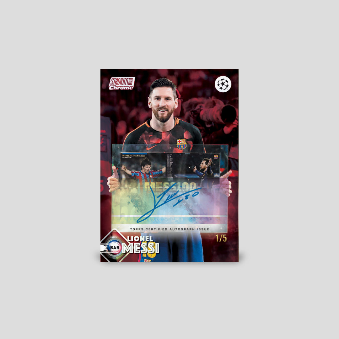 2025-26 Topps Stadium Club Chrome UEFA Champions League Soccer Delight Box - Topps