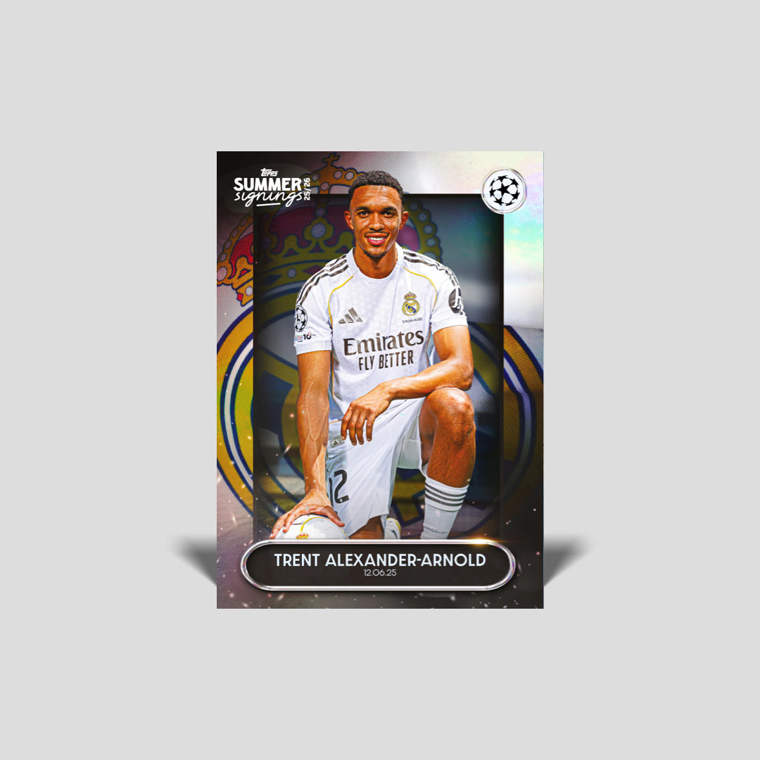 2025 Topps Soccer UEFA Club Competitions Summer Signings Hobby Box