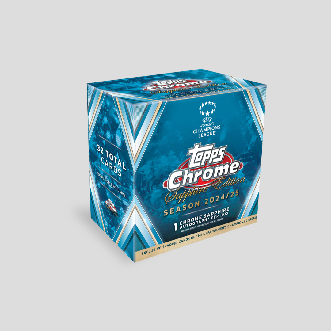 2024-25 Topps Chrome Sapphire Soccer UEFA Women's Champions League Hobby Box