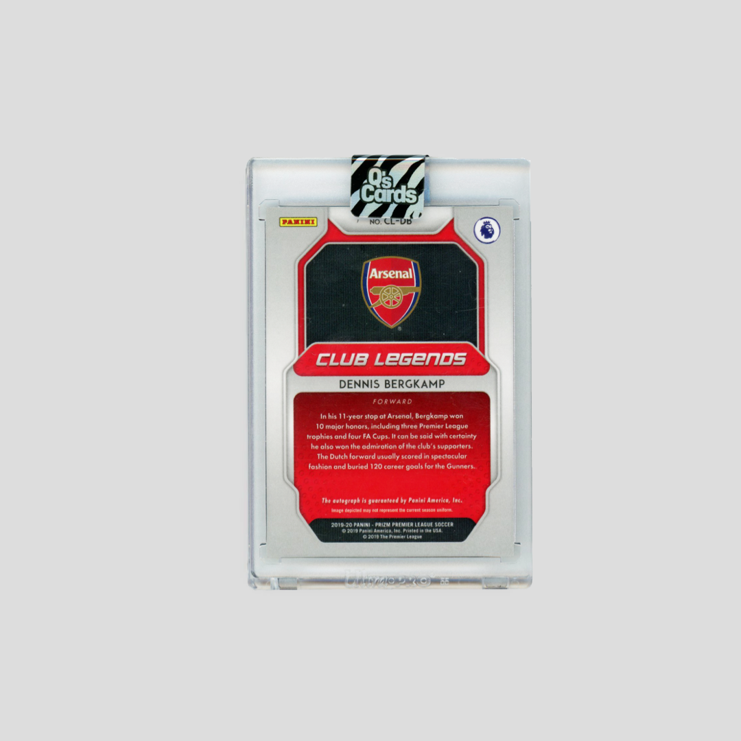 2019-20 Panini Prizm Club Legends Auto Dennis Bergkamp #CL-DB - Q's Cards