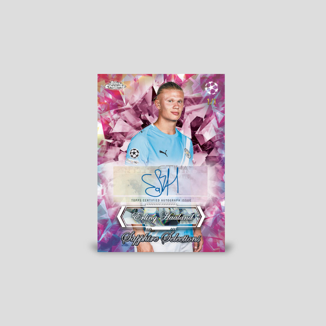 2025-26 Topps Chrome Sapphire UCC Soccer Hobby Box