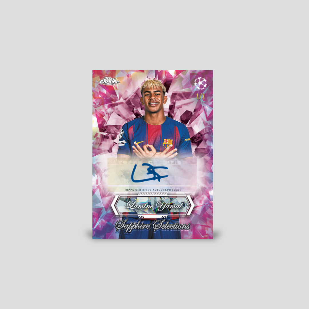2025-26 Topps Chrome Sapphire UCC Soccer Hobby Box