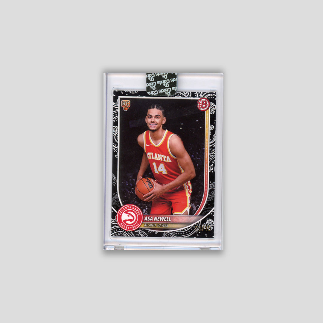 2025-26 Topps Bowman NBA Asa Newell Black Border RC #23 - Bowman