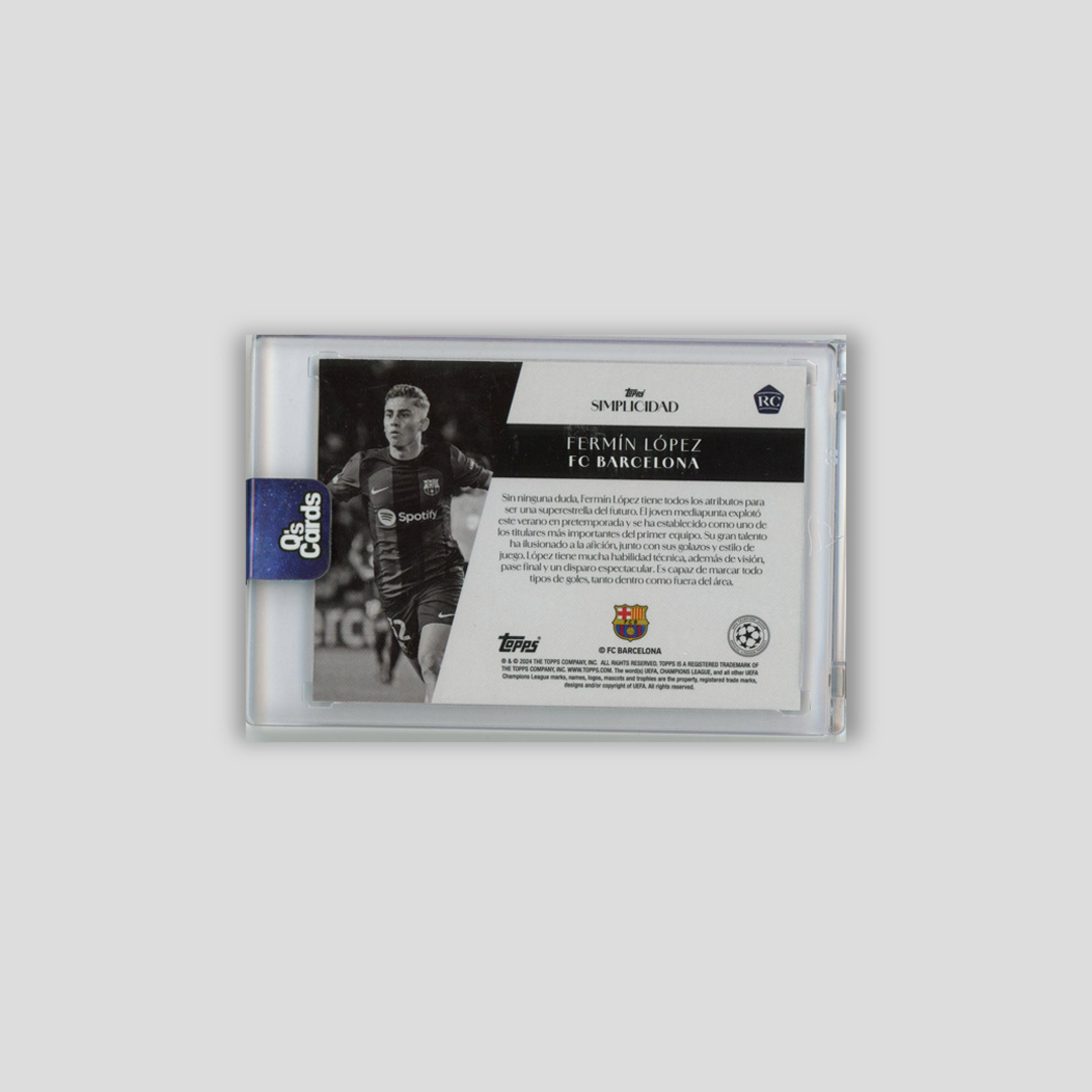 2023-24 Topps Simplicidad UEFA Club Competitions Fermín López /99 RC # - Topps
