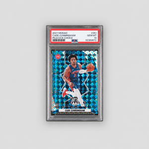 2021 Panini Mosaic Cade Cunningham Peacock Choice #261 PSA 10
