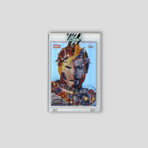 2026 Topps Marvel Neon Iron Man Marvel Murals #MU-1