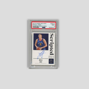 2019 Panini Encased Nikola Jokic Scripted Signatures /49 PSA 9 #SSNJK