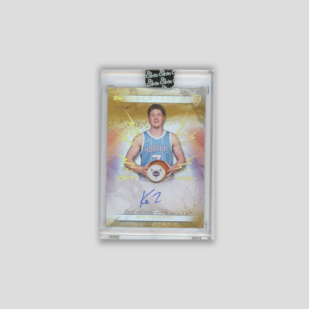 2025-26 Topps Inception Kon Knueppel Gold Auto /50 #RA-KK - CDP