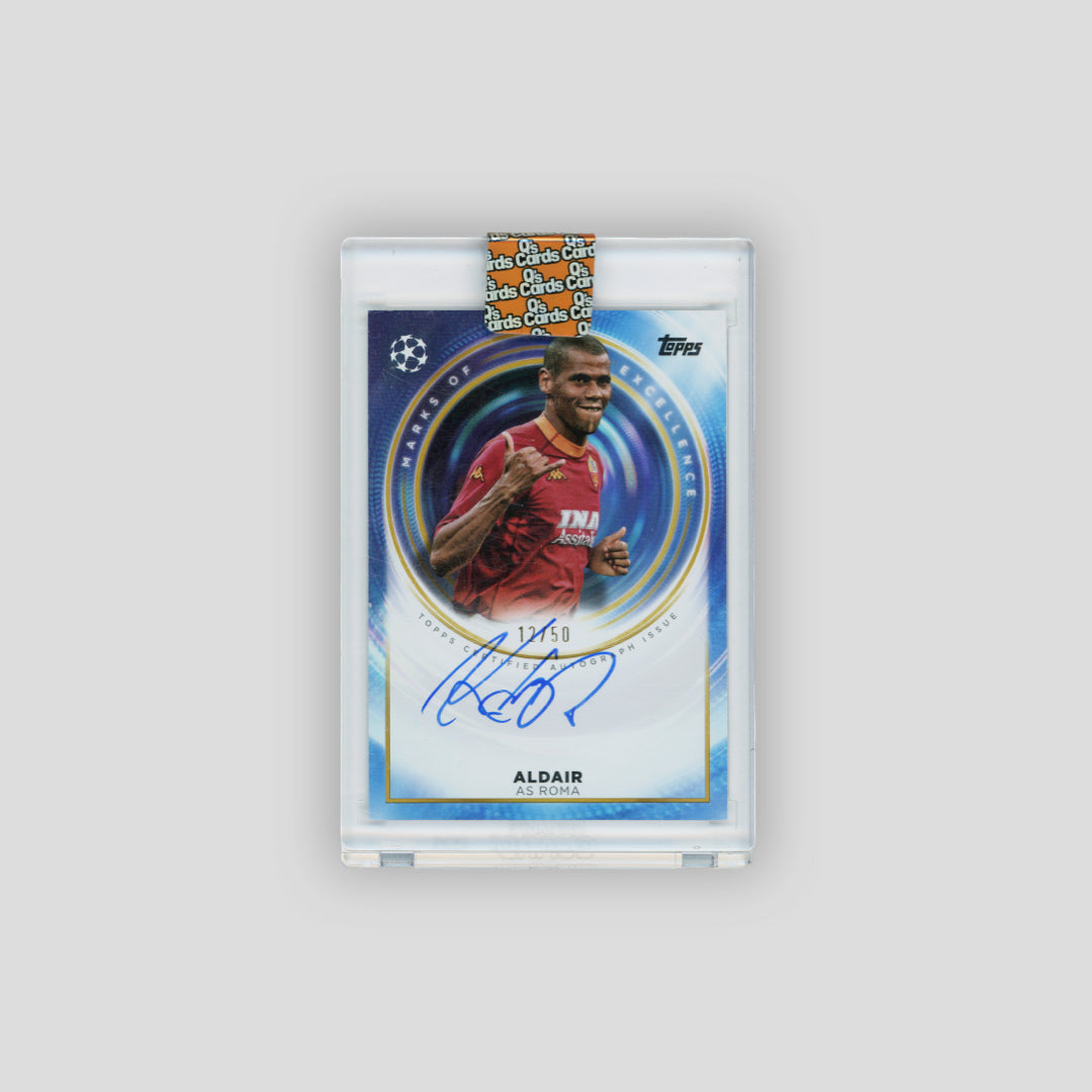 2025-26 Topps Marks of Excellence Aldair /50 #ME-AL2 - Q's Cards