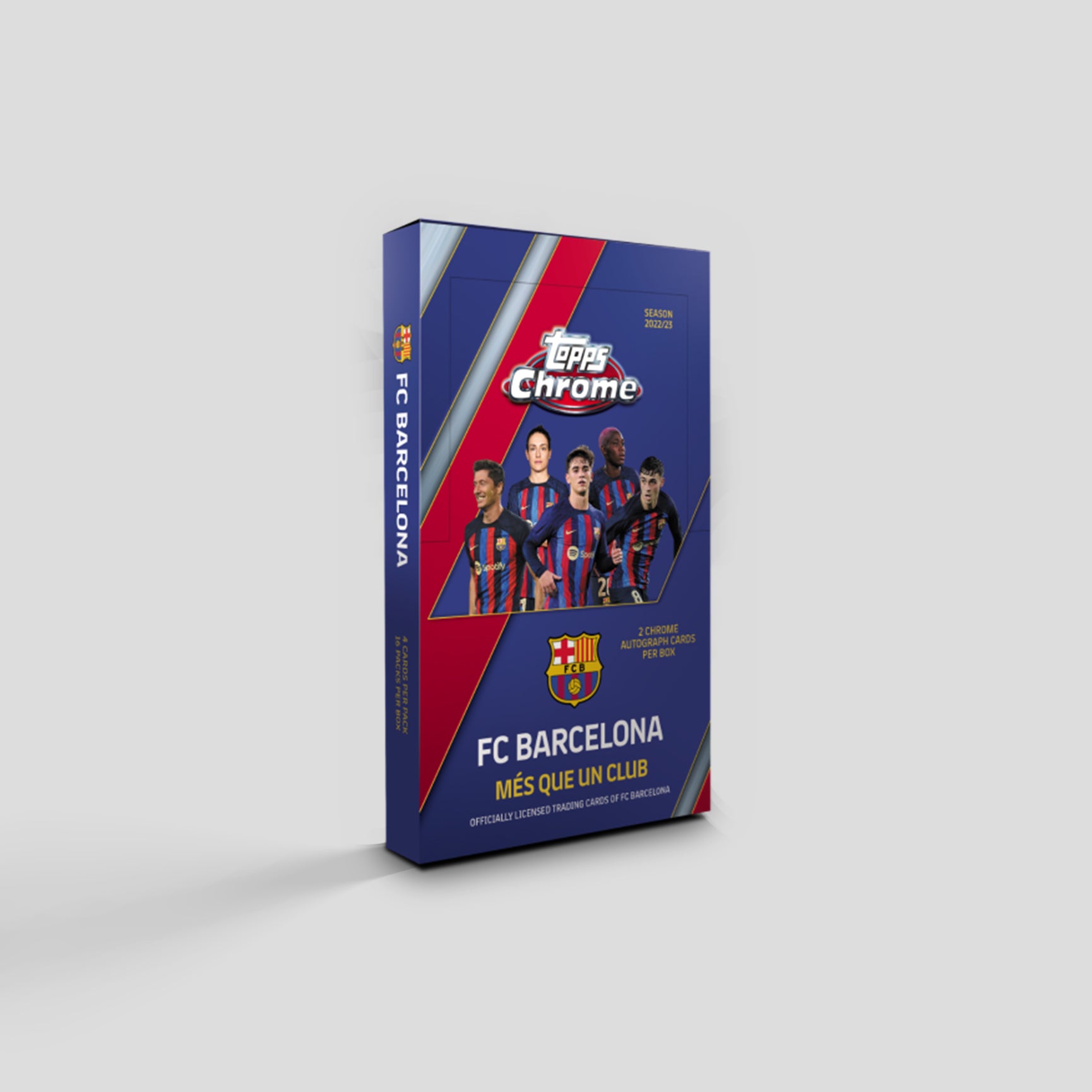 2022/23 Topps Soccer Chrome FC Barcelona Hobby Box - Q's Cards