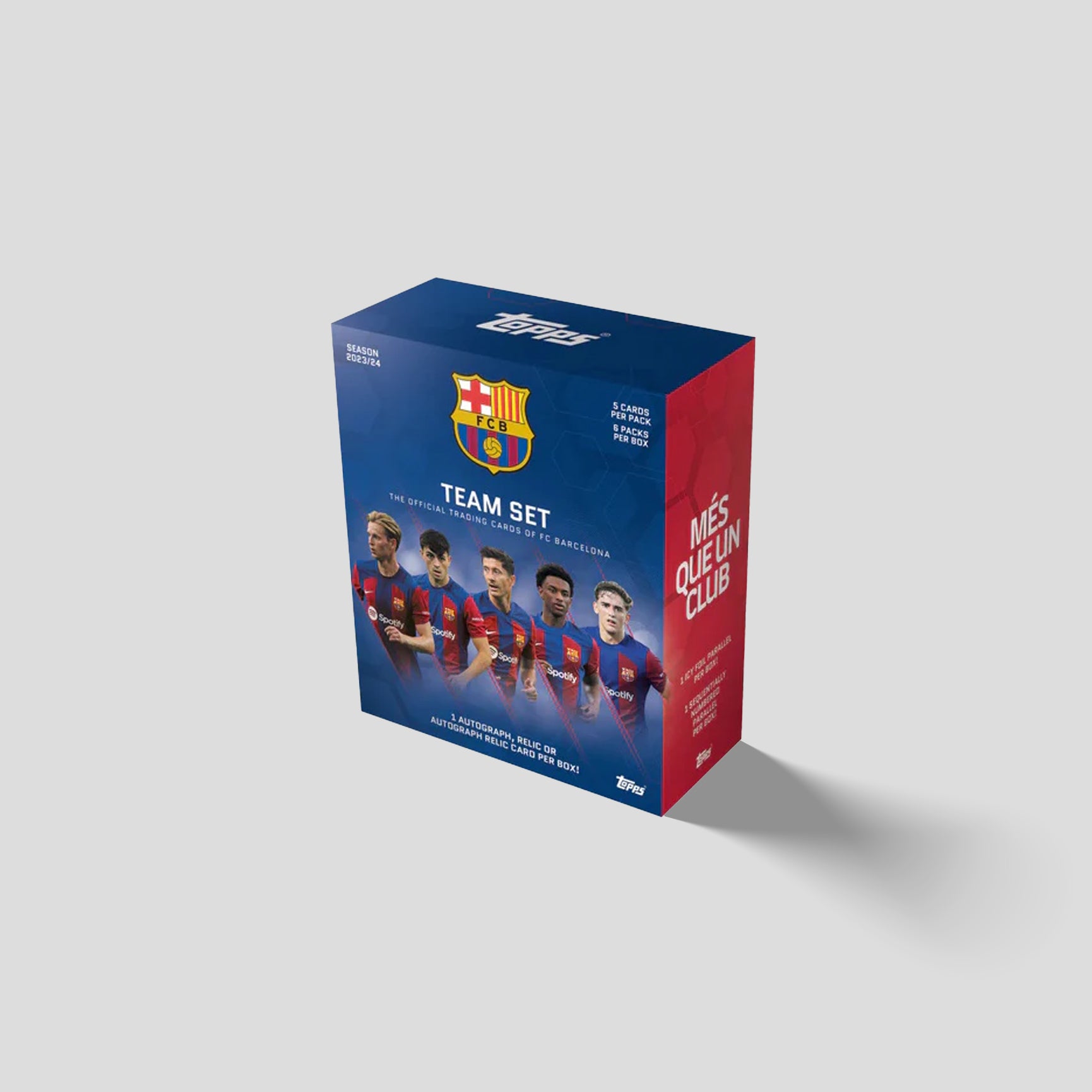 2023-24 Topps Soccer FC Barcelona Team Set Box