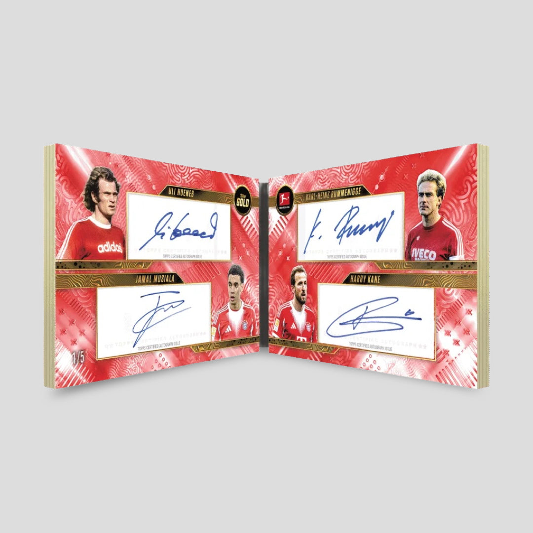 2025-26 Topps Gold Bundesliga Soccer Hobby Box - Q's Cards