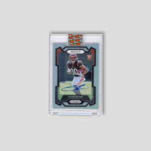 2023 Panini Prizm Chase Brown Autographs Prizm Silver AU #318
