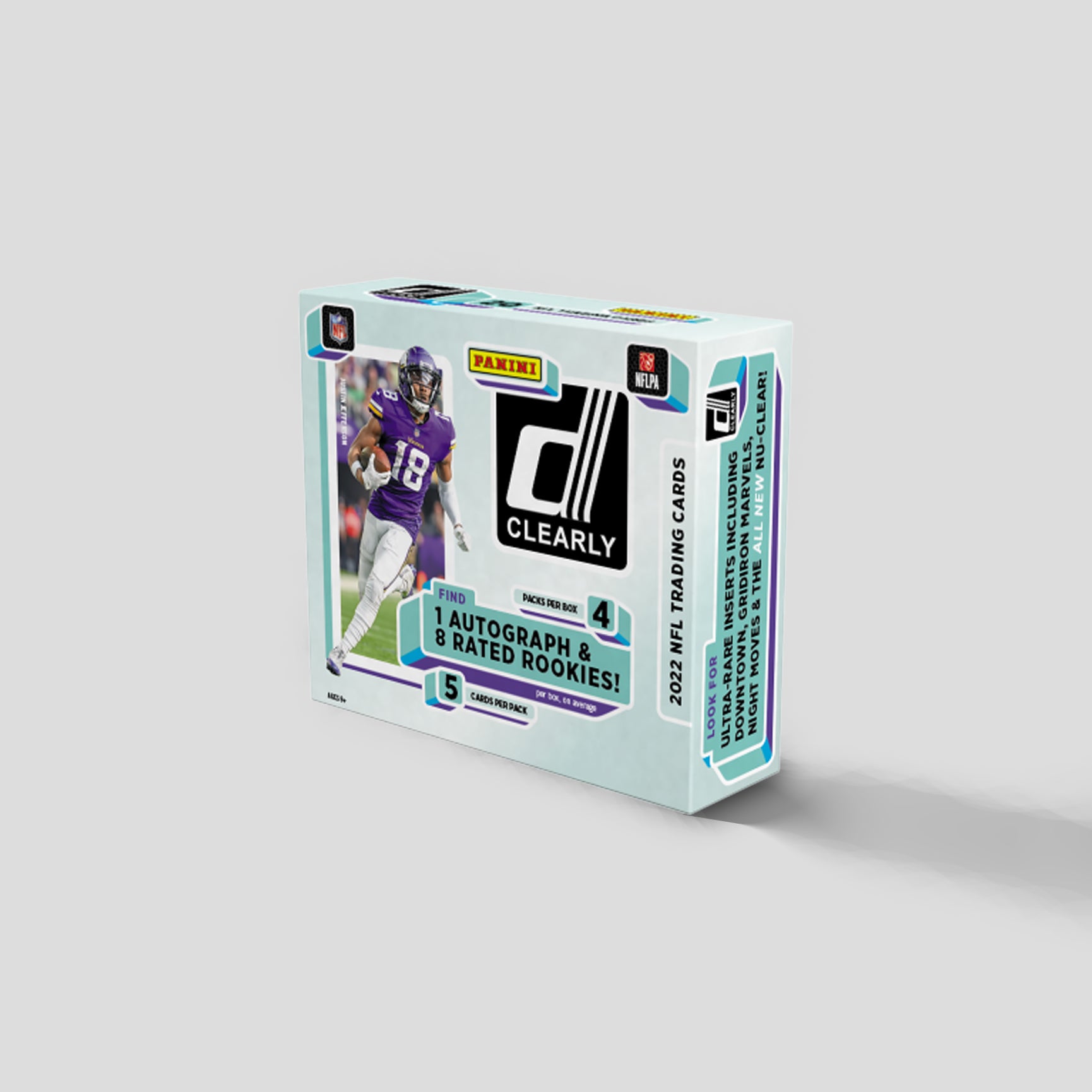 2022 Panini Clearly Donruss Football Hobby Box - Q's Cards