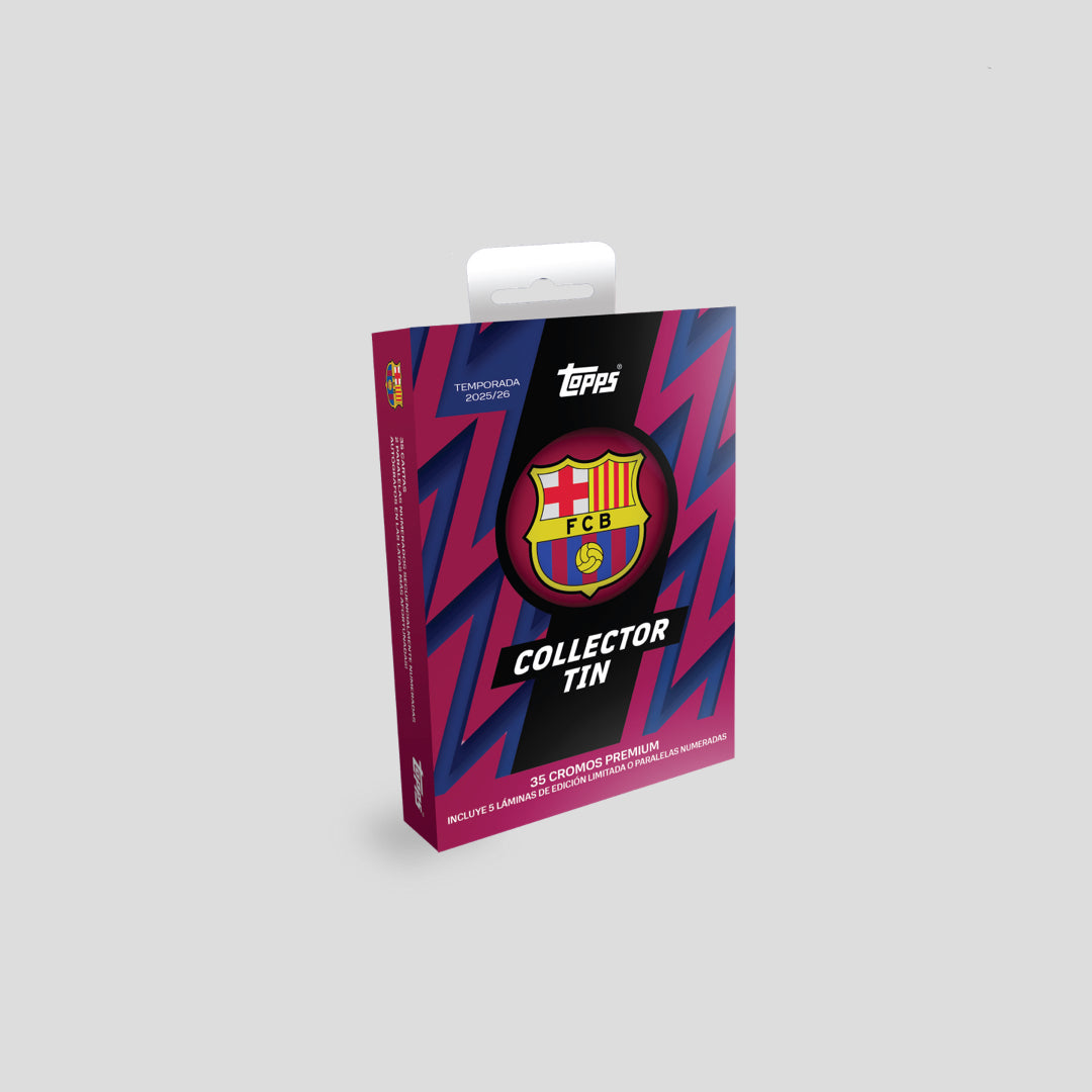 2025-26 Topps Soccer FC Barcelona Collector Tin