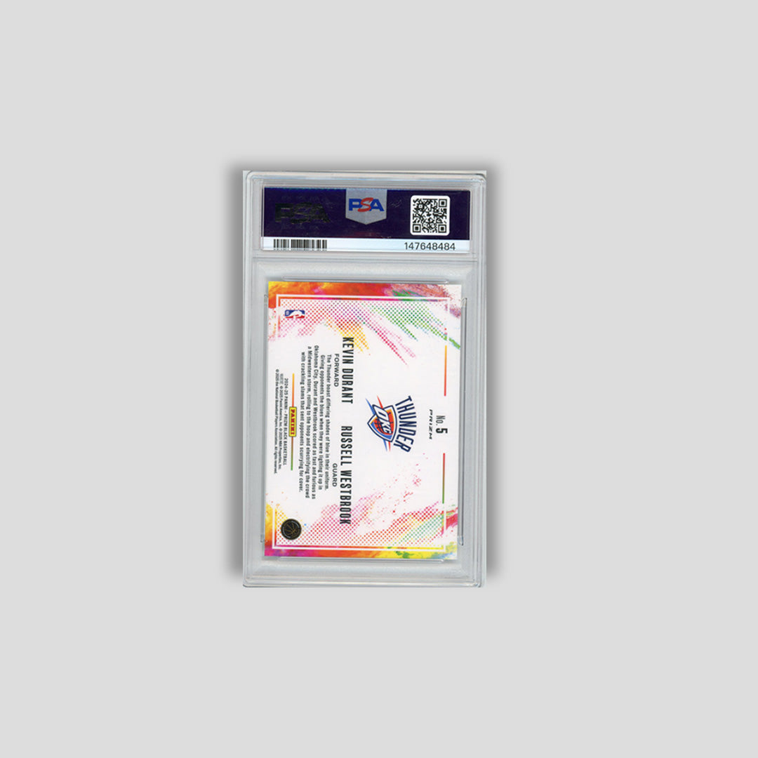 2024 Prizm Black Durant & Westbrook Color Blast Duals PSA 10 #5